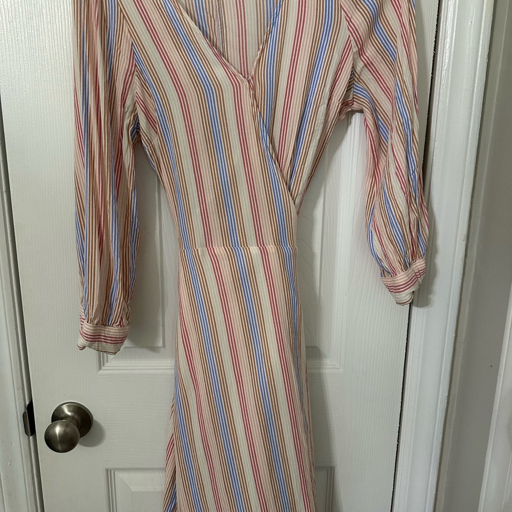 GAP Striped Multicolor Women's Dress